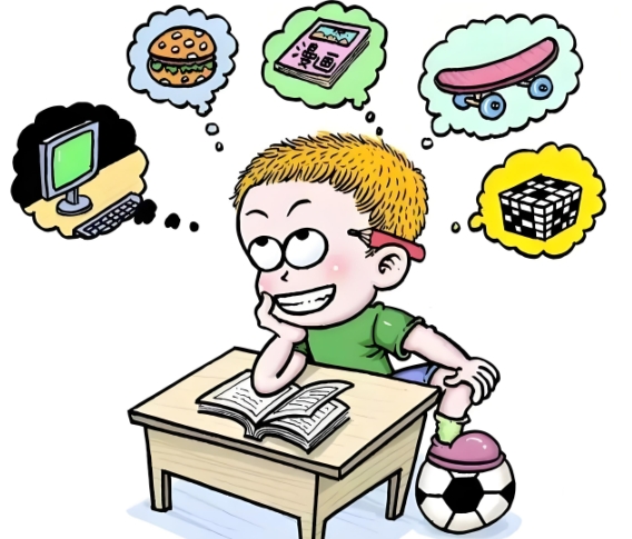 孩子上课不集中,老走神